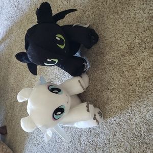 Toothless and Lightfury Build-A-Bear